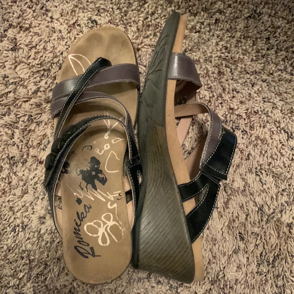 Romika Black Sandals